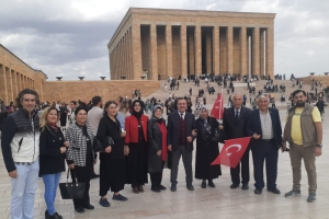 ANKARA 05.10.2023 Sanat Köprüleri Anıtkabir Ziyareti Etkinliği