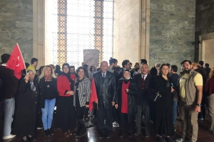 ANKARA 05.10.2023 Sanat Köprüleri Anıtkabir Ziyareti Etkinliği