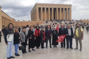 ANKARA 05.10.2023 Sanat Köprüleri Anıtkabir Ziyareti Etkinliği