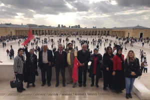 ANKARA 05.10.2023 Sanat Köprüleri Anıtkabir Ziyareti Etkinliği