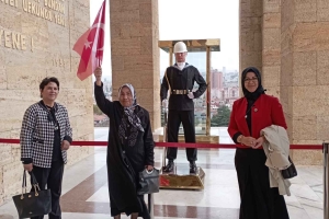 ANKARA 05.10.2023 Sanat Köprüleri Anıtkabir Ziyareti Etkinliği