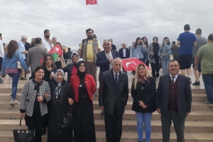 ANKARA 05.10.2023 Sanat Köprüleri Anıtkabir Ziyareti Etkinliği