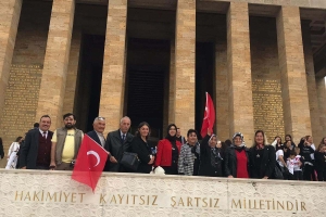 ANKARA 05.10.2023 Sanat Köprüleri Anıtkabir Ziyareti Etkinliği