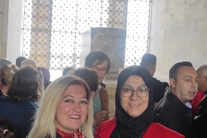 ANKARA 05.10.2023 Sanat Köprüleri Anıtkabir Ziyareti Etkinliği