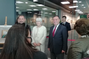 ANKARA / Etimesgut 26 Nisan 2023 Sn. Nurten Ünver Hocamızın, Türk Tarih Müzesi Minyatür Sergisi Etkinliği