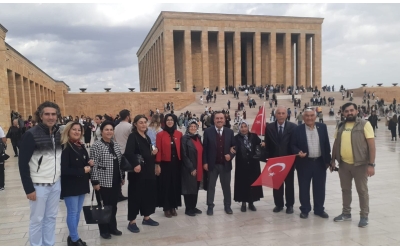 ANKARA 5 Ekim 2023 Sanat Köprüleri Anıtkabir Ziyareti Etkinliği