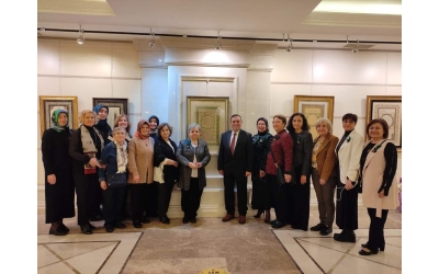 ANKARA / Kızılay 3 Ocak 2023 Asitâne Tezhip Sanatı İcâzet Töreni Ziyareti Etkinliği