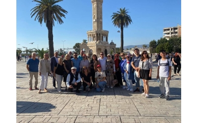 İZMİR 9 Eylül 2022 / İzmir'in 100. Kurtuluşu Yılı, Sanat Köprüleri 4.Kuruluş Yılı Kutlama Programı, Teknik Geziler, Arya Kamalı Kültür ve Sanat Merkezi Ziyareti Etkinlikleri 
