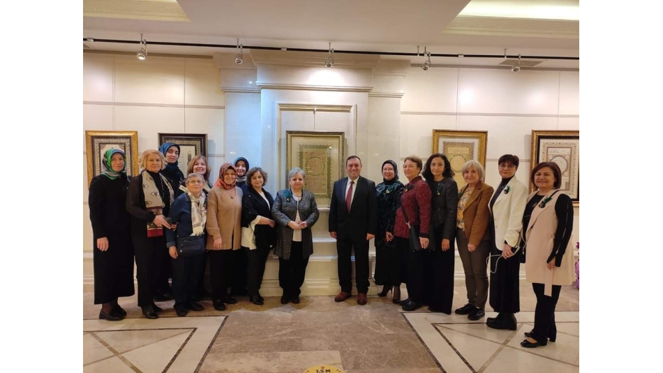 ANKARA / Kızılay 3 Ocak 2023 Asitâne Tezhip Sanatı İcâzet Töreni Ziyareti Etkinliği